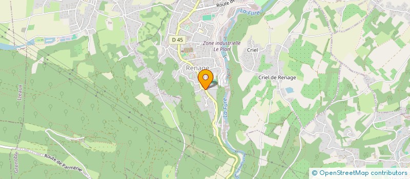 localisation de l'entreprise MADAME MORGANE MARION  RENAGE