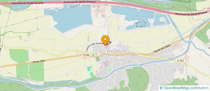 localisation de l'entreprise MADAME MORGANE MARTELLI  PEYROLLES-EN-PROVENCE