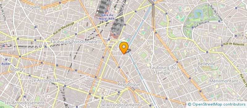 localisation de l'entreprise MADAME MORGANE MARTINI  PARIS