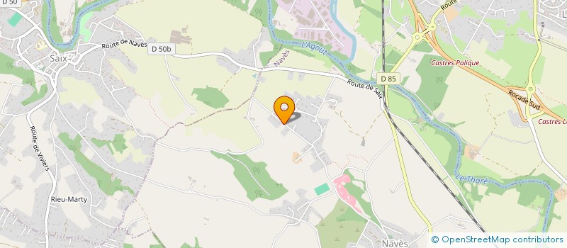 localisation de l'entreprise MADAME MORGANE MAS à NAVES