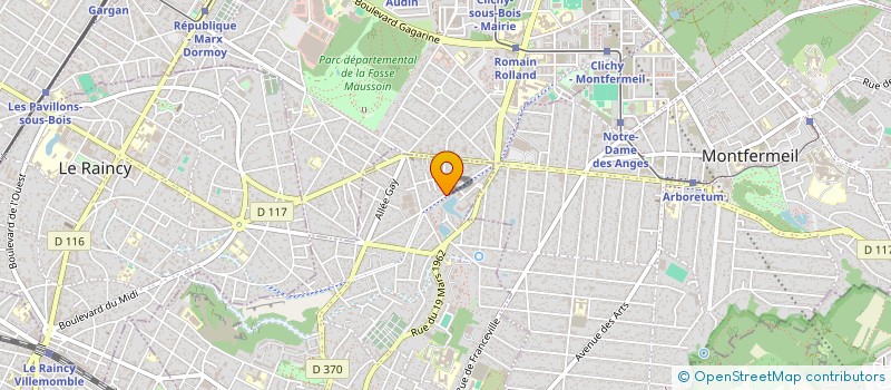 localisation de l'entreprise MADAME MORGANE MATOS à AULNAY-SOUS-BOIS