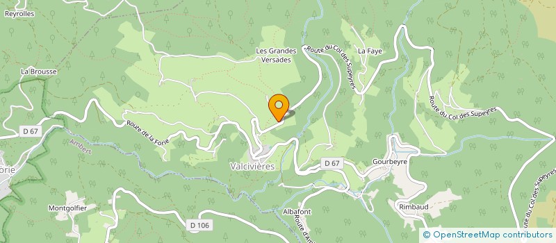 localisation de l'entreprise MADAME MORGANE MAURIN  VALCIVIERES