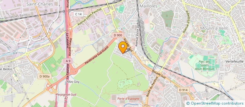 localisation de l'entreprise MADAME MORGANE MAZIERE--GUILLERAND  PERPIGNAN