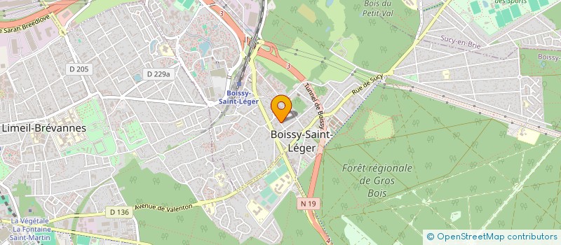localisation de l'entreprise MADAME MORGANE MAZOYER à BOISSY-SAINT-LEGER