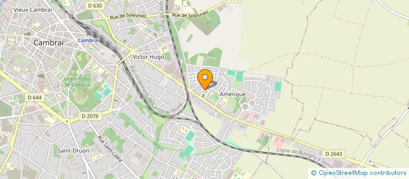 localisation de l'entreprise MADAME MORGANE MENAGE  CAMBRAI