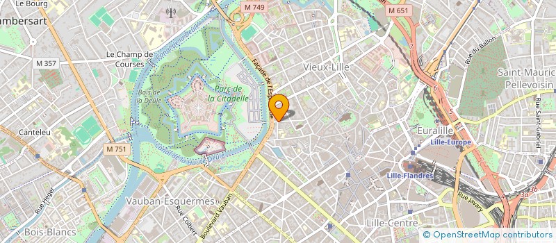 localisation de l'entreprise MADAME MORGANE MERLIER à LILLE