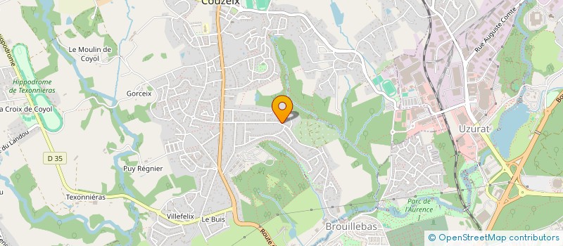 localisation de l'entreprise MADAME MORGANE MESGOUEZ  COUZEIX