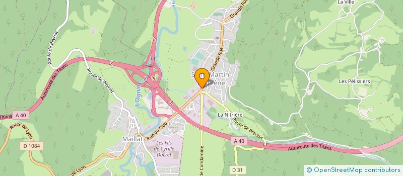 localisation de l'entreprise MADAME MORGANE MESSY  SAINT-MARTIN-DU-FRENE