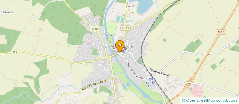localisation de l'entreprise MADAME MORGANE MET à CLOYES-LES-TROIS-RIVIERES
