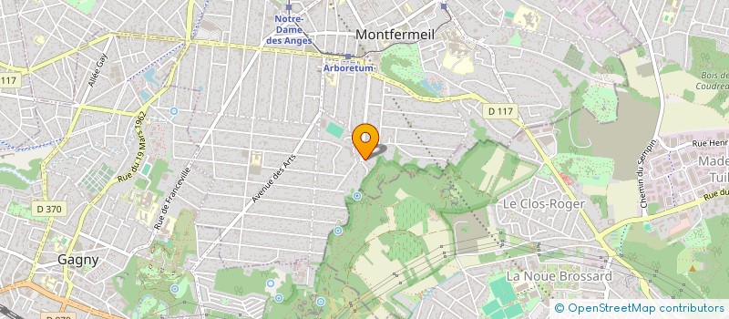 localisation de l'entreprise MADAME MORGANE MEZIERES à MONTFERMEIL