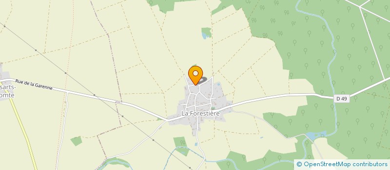 localisation de l'entreprise MADAME MORGANE MICHE  LA FORESTIERE