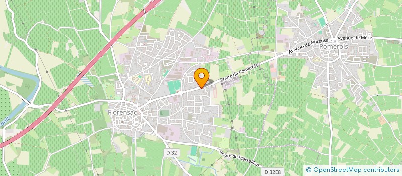 localisation de l'entreprise MADAME MORGANE MILLARD  FLORENSAC