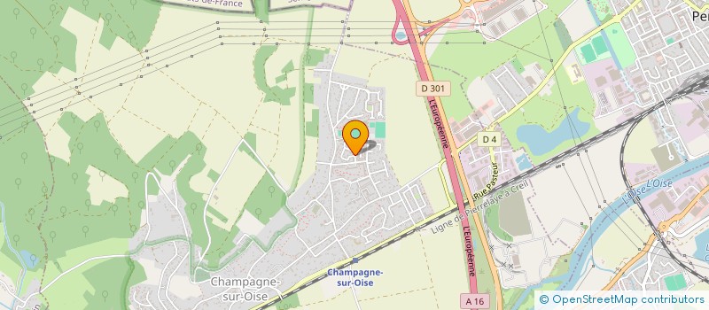 localisation de l'entreprise MADAME MORGANE MIRANDA OLIVEIRA à CHAMPAGNE-SUR-OISE