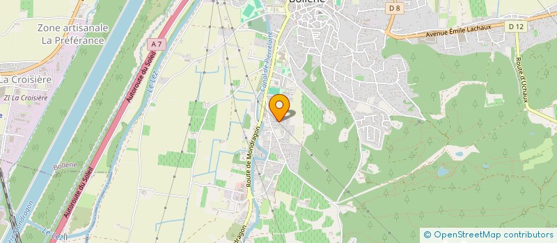 localisation de l'entreprise MADAME MORGANE MIROCHA  BOLLENE