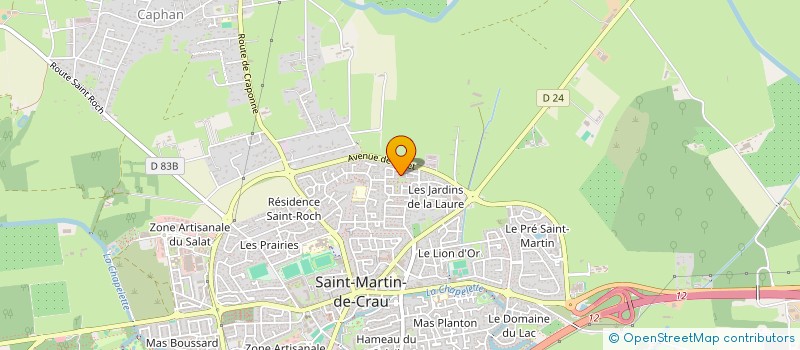 localisation de l'entreprise MADAME MORGANE MOLINER à SAINT-MARTIN-DE-CRAU