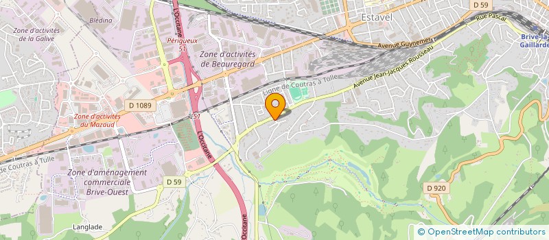 localisation de l'entreprise MADAME MORGANE MORANGE  BRIVE-LA-GAILLARDE