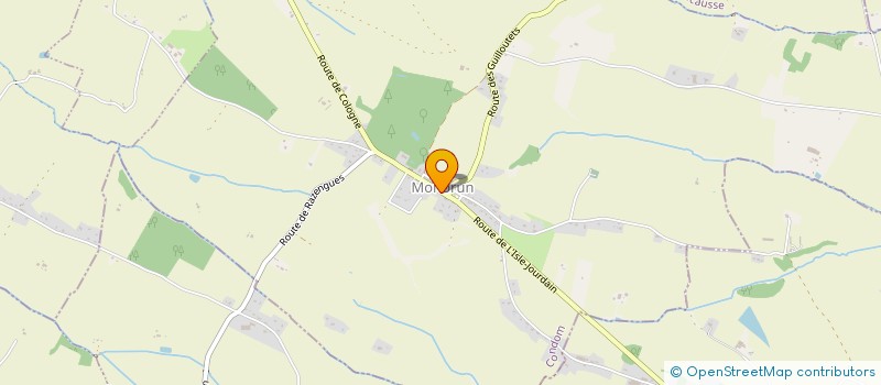 localisation de l'entreprise MADAME MORGANE MOREL  MONBRUN