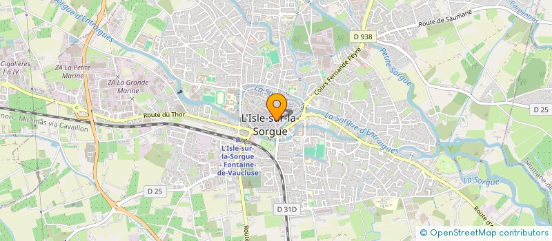 localisation de l'entreprise MADAME MORGANE MORGANE GALEA  L'ISLE-SUR-LA-SORGUE