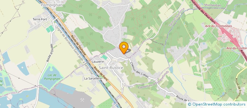 localisation de l'entreprise MADAME MORGANE MOUCHET  SAINT-RUSTICE