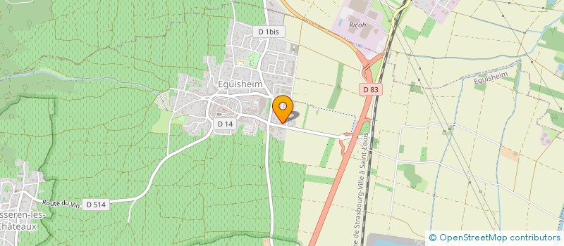 localisation de l'entreprise MADAME MORGANE MOURANDEE  EGUISHEIM