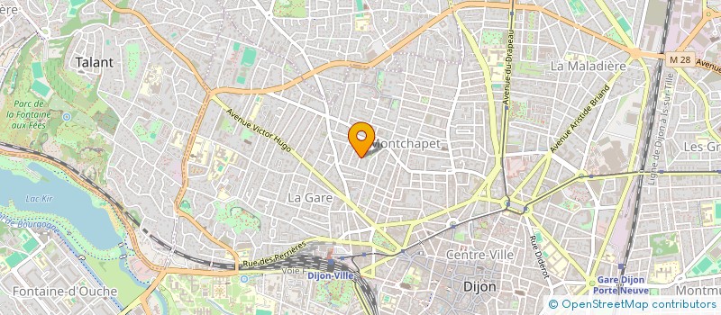 localisation de l'entreprise MADAME MORGANE MUZARD  DIJON