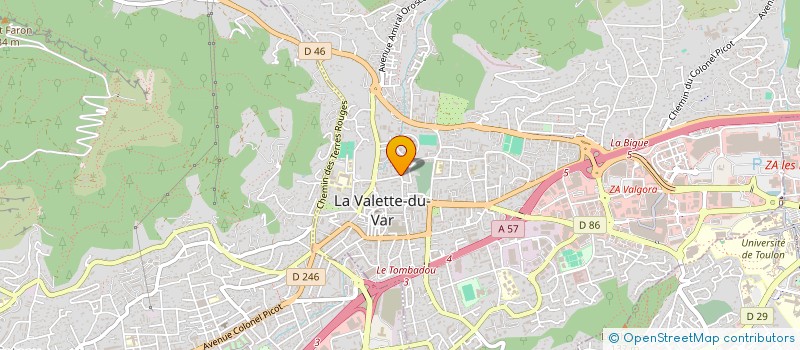 localisation de l'entreprise MADAME MORGANE NIANG à LA VALETTE-DU-VAR