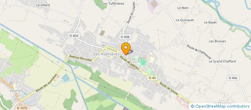 localisation de l'entreprise MADAME MORGANE NICOLAS à LES AVENIERES VEYRINS-THUELLIN