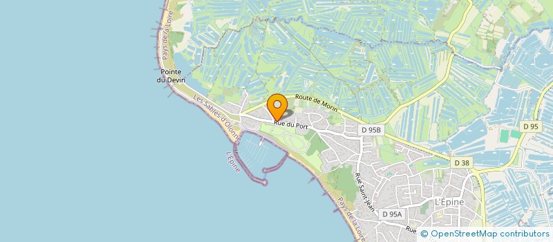 localisation de l'entreprise MADAME MORGANE NICOUX  EPINE (L')