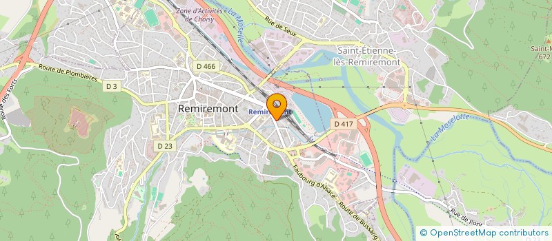 localisation de l'entreprise MADAME MORGANE NOEL  REMIREMONT