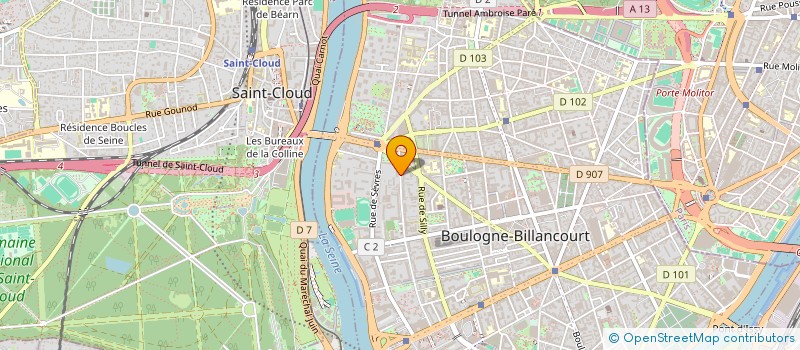 localisation de l'entreprise MADAME MORGANE NONO à BOULOGNE-BILLANCOURT