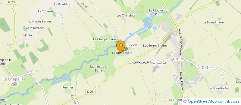 localisation de l'entreprise MADAME MORGANE ODIC à CRULAI