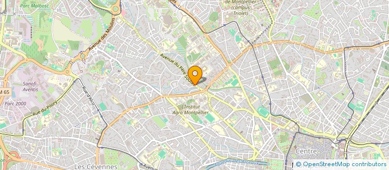 localisation de l'entreprise MADAME MORGANE ODIC à MONTPELLIER