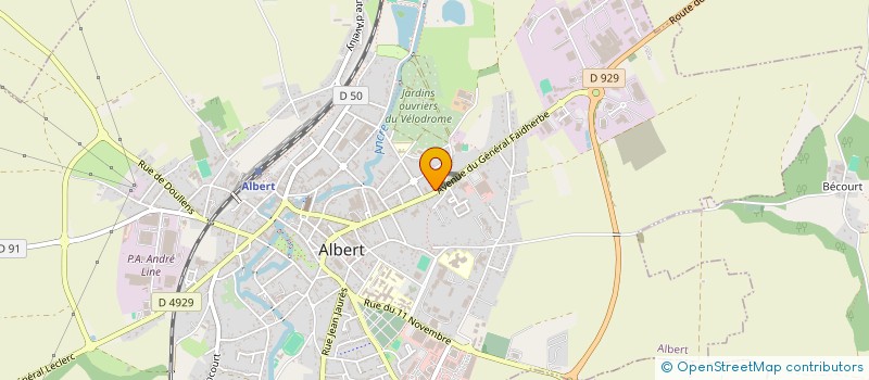 localisation de l'entreprise MADAME MORGANE OLIVEIRA  ALBERT