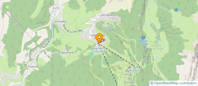 localisation de l'entreprise MADAME MORGANE OLLIVIER-PALLUD  VILLARD-DE-LANS