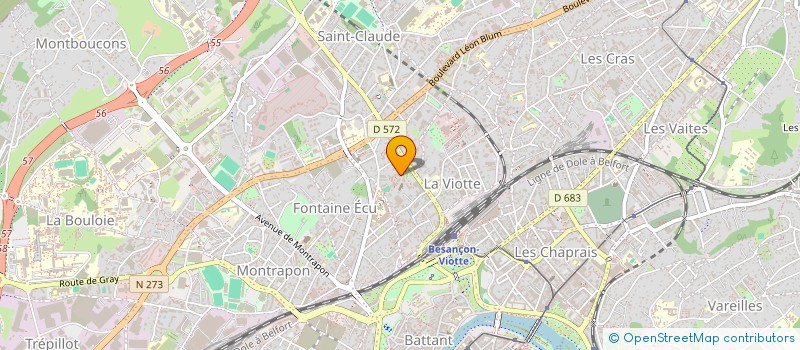 localisation de l'entreprise MADAME MORGANE OSCHE à BESANCON