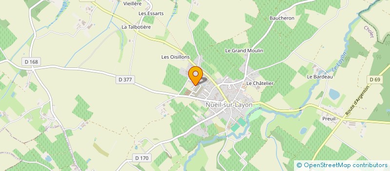 localisation de l'entreprise MADAME MORGANE OSTEL à LYS-HAUT-LAYON