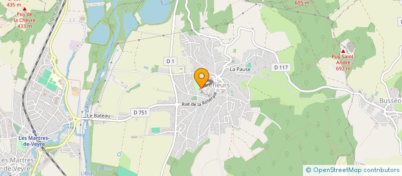 localisation de l'entreprise MADAME MORGANE PAGES  MIREFLEURS