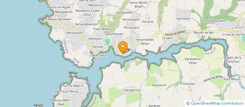 localisation de l'entreprise MADAME MORGANE PALLIER  LANILDUT