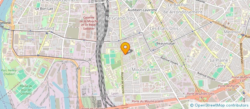 localisation de l'entreprise MADAME MORGANE PARASSOLS  VENISSIEUX