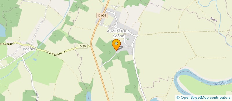 localisation de l'entreprise MADAME MORGANE PARENT  AUVILLARS-SUR-SAONE