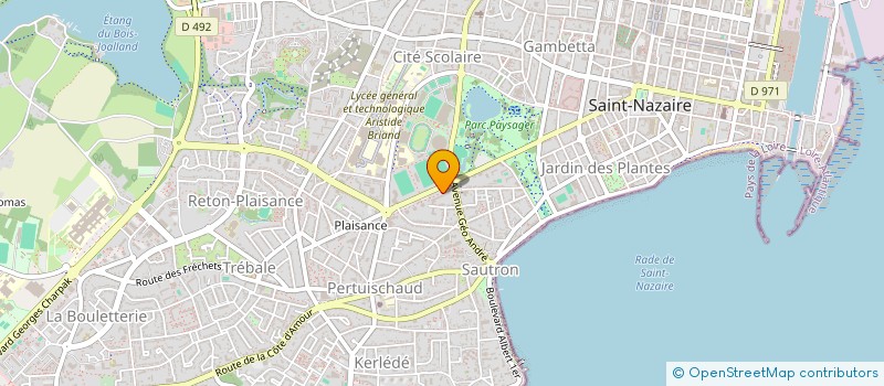 localisation de l'entreprise MADAME MORGANE PARENT  SAINT-NAZAIRE