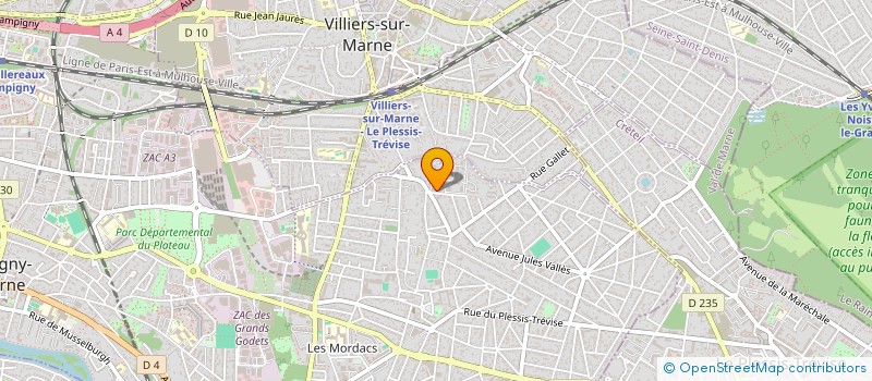 localisation de l'entreprise MADAME MORGANE PARSHAD à CHAMPIGNY-SUR-MARNE