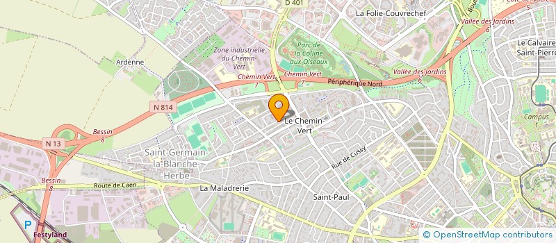 localisation de l'entreprise MADAME MORGANE PASCALE HEDREUL à CAEN