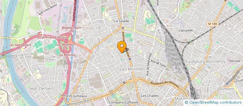 localisation de l'entreprise MADAME MORGANE PASQUET à TOULOUSE