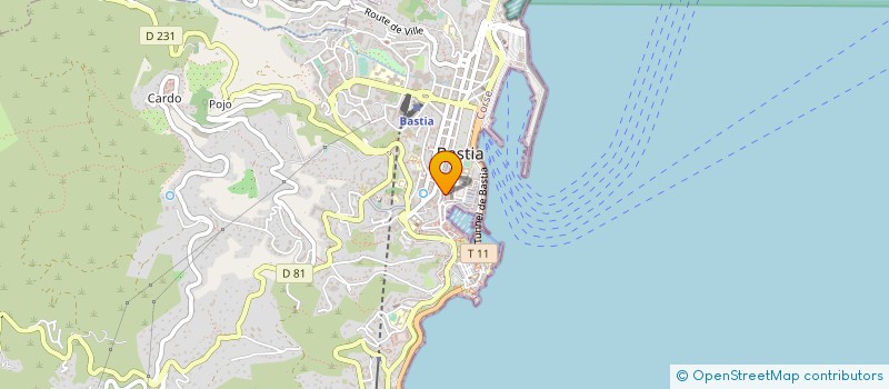 localisation de l'entreprise MADAME MORGANE PASTOR à BASTIA