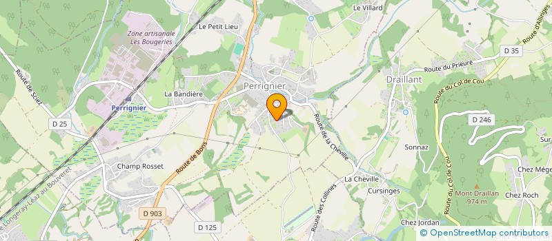 localisation de l'entreprise MADAME MORGANE PATE  PERRIGNIER