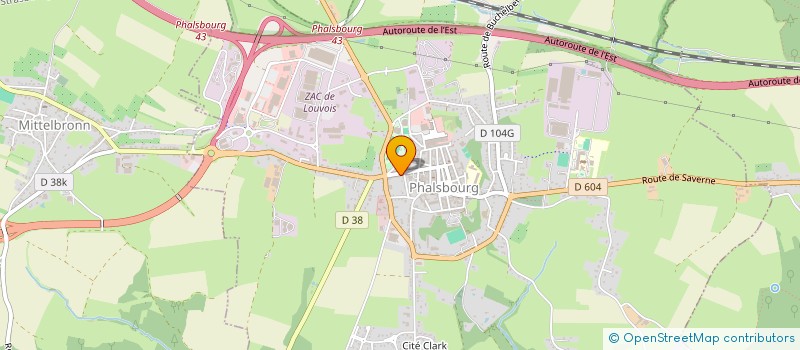 localisation de l'entreprise MADAME MORGANE PATTEE BETHFORT  PHALSBOURG