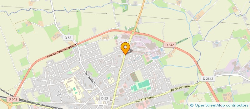 localisation de l'entreprise MADAME MORGANE PATTIN  ERQUINGHEM-LYS