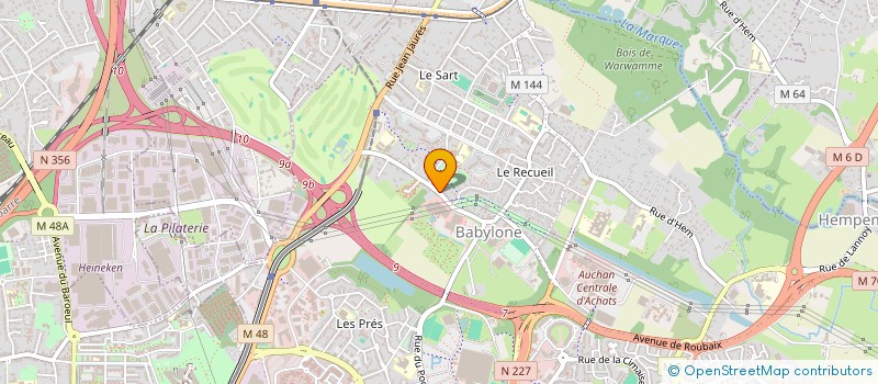 localisation de l'entreprise MADAME MORGANE PENVEN  VILLENEUVE-D'ASCQ