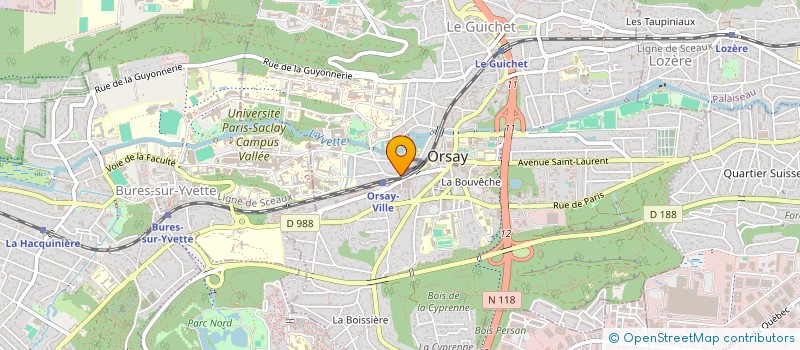 localisation de l'entreprise MADAME MORGANE PERENON à ORSAY